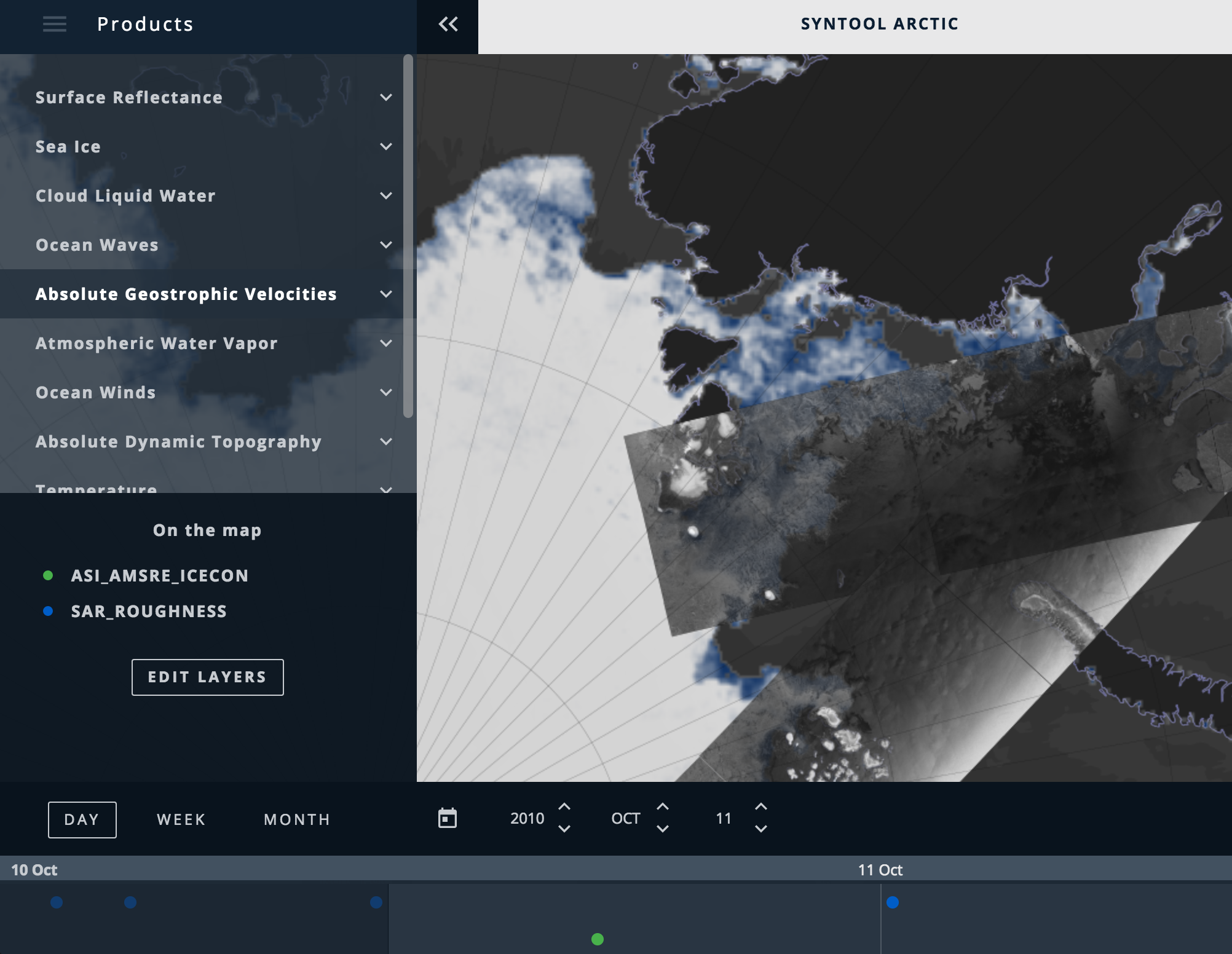 SAR + AMSRE sea ice